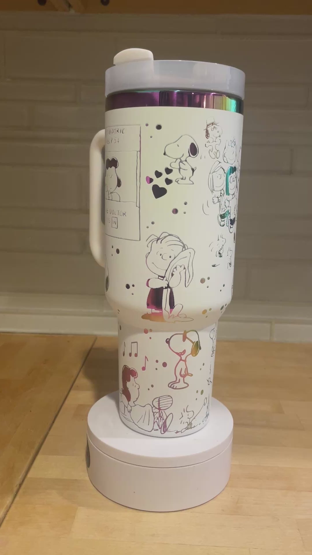 40 oz Peanuts Cartoon Character Tumbler
