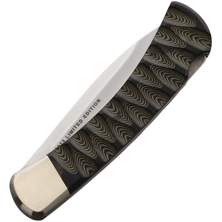 Buck 110 Slim Heritage Brass – Custom Laser Engraving