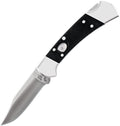 Buck Auto Elite 112 Lockback Automatic Knife S30V Black G10 Handle – Custom Laser Engraving