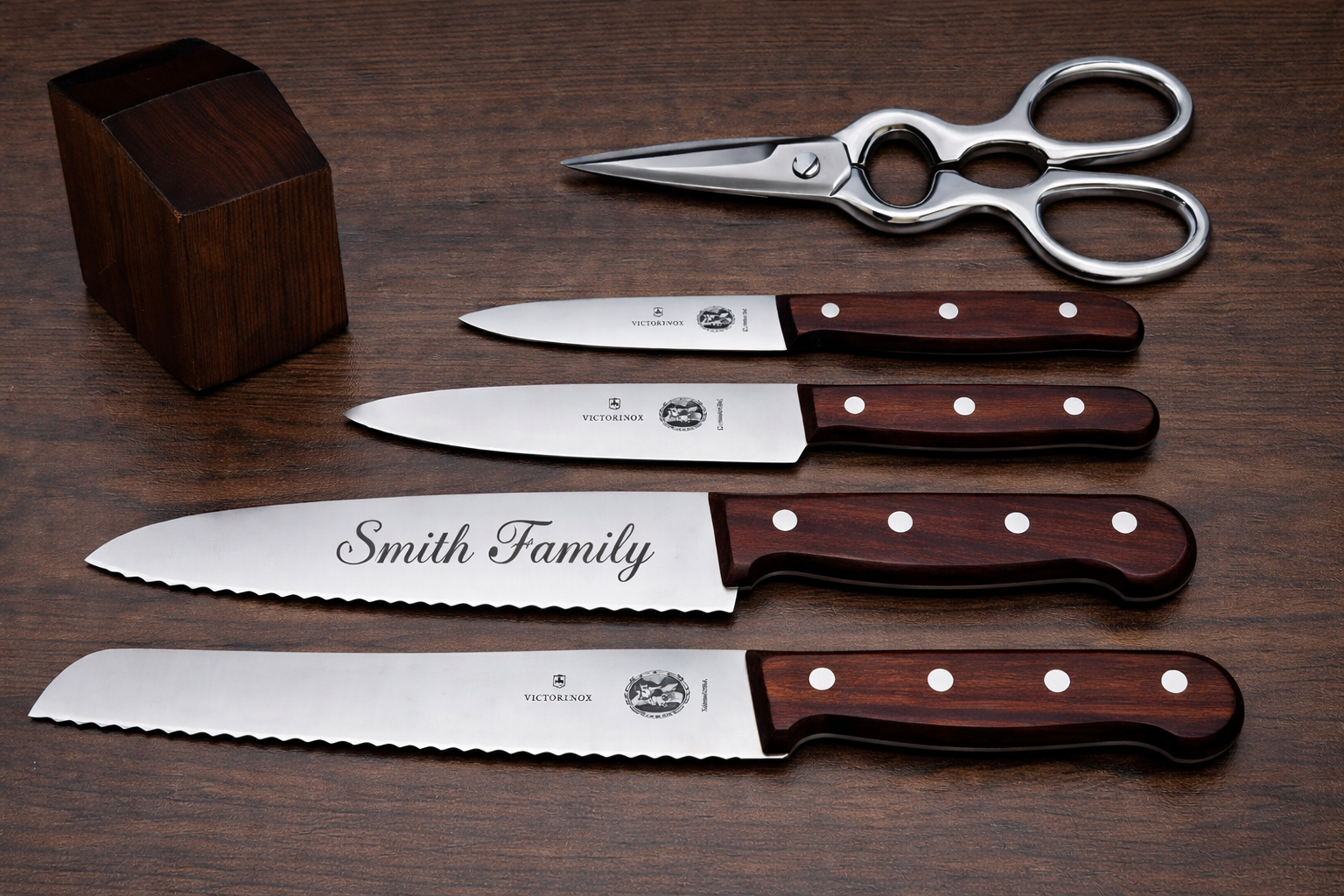 Custom engraved kitchen sets